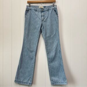 VTG GAP Y2K Women's Potrero Modern Flare Low Rise Denim Blue Jeans Light Wash 6